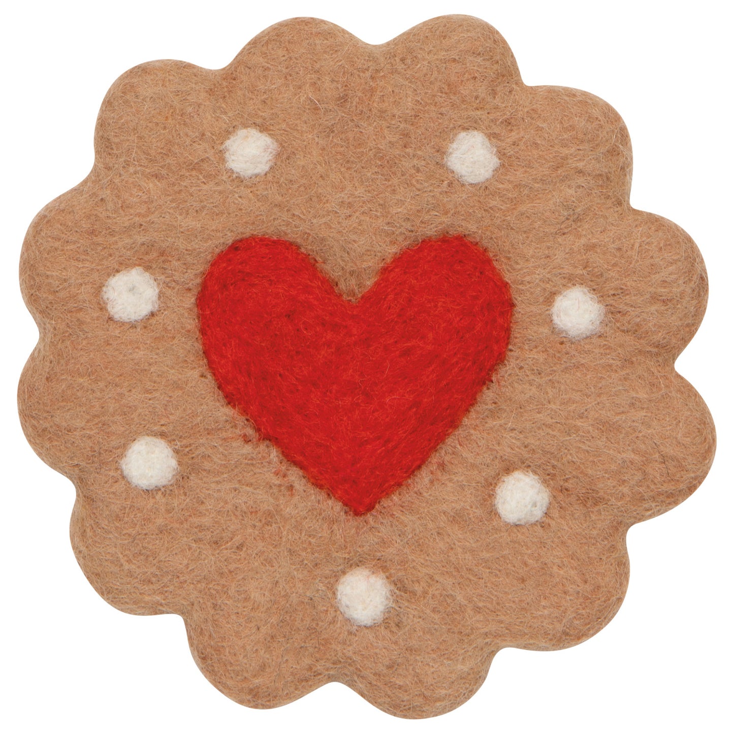 Felt Wool Coasters Set/4 - Cookies