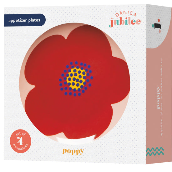 Appie Plates - Poppy Set/4
