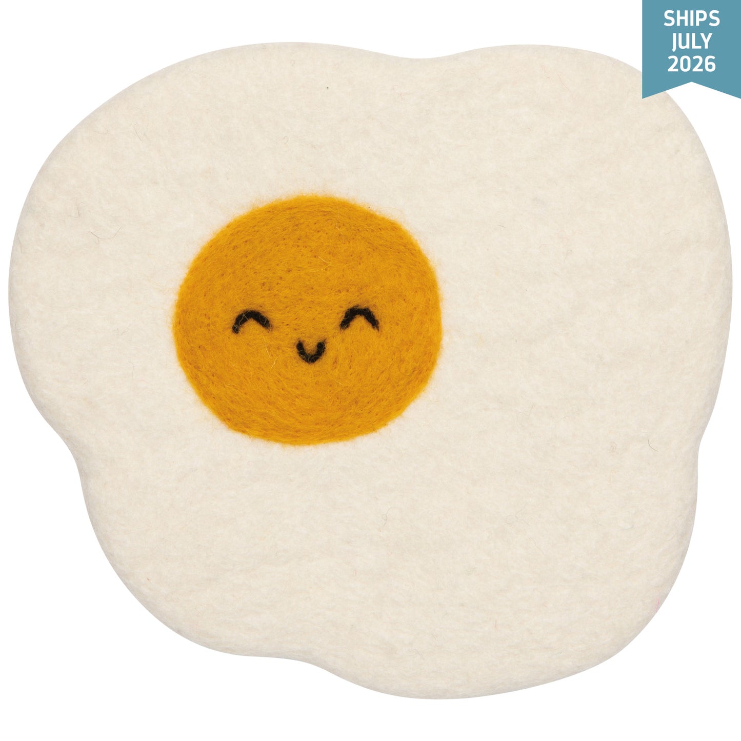 Trivet - Felted Wool - Egg