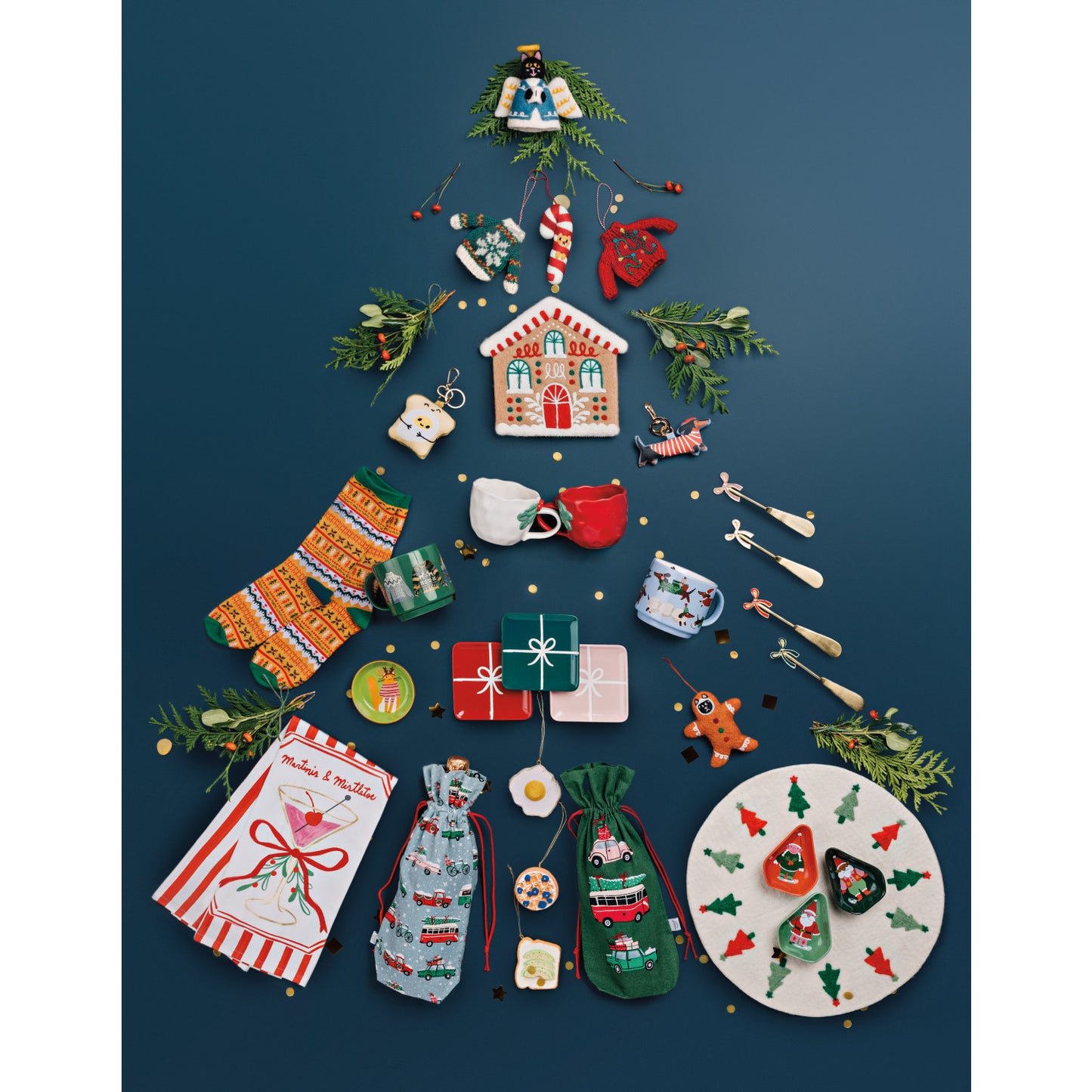 Felt Wool Trivet - Gumdrop Lane Christmas