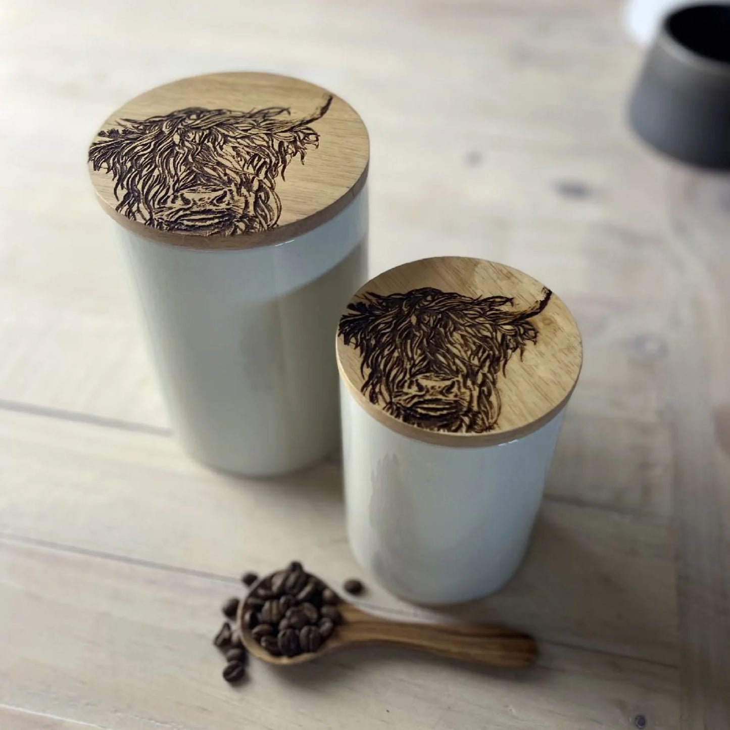 Storage Jar - Small - Highland Cow
