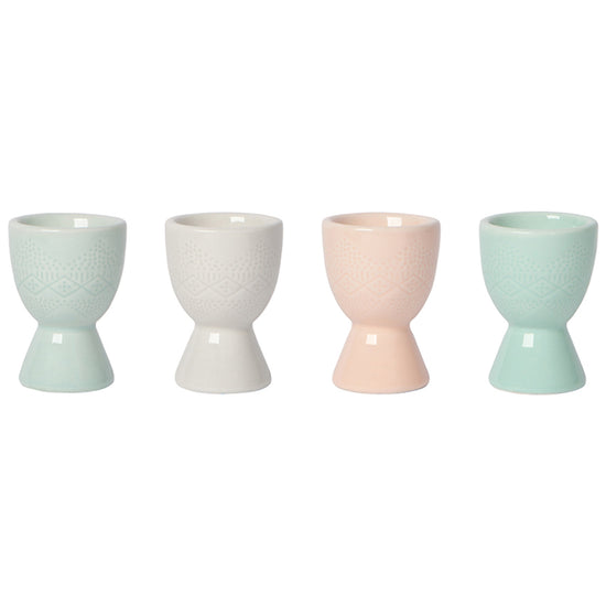 Egg Cups Adorn Assorted Set of 4