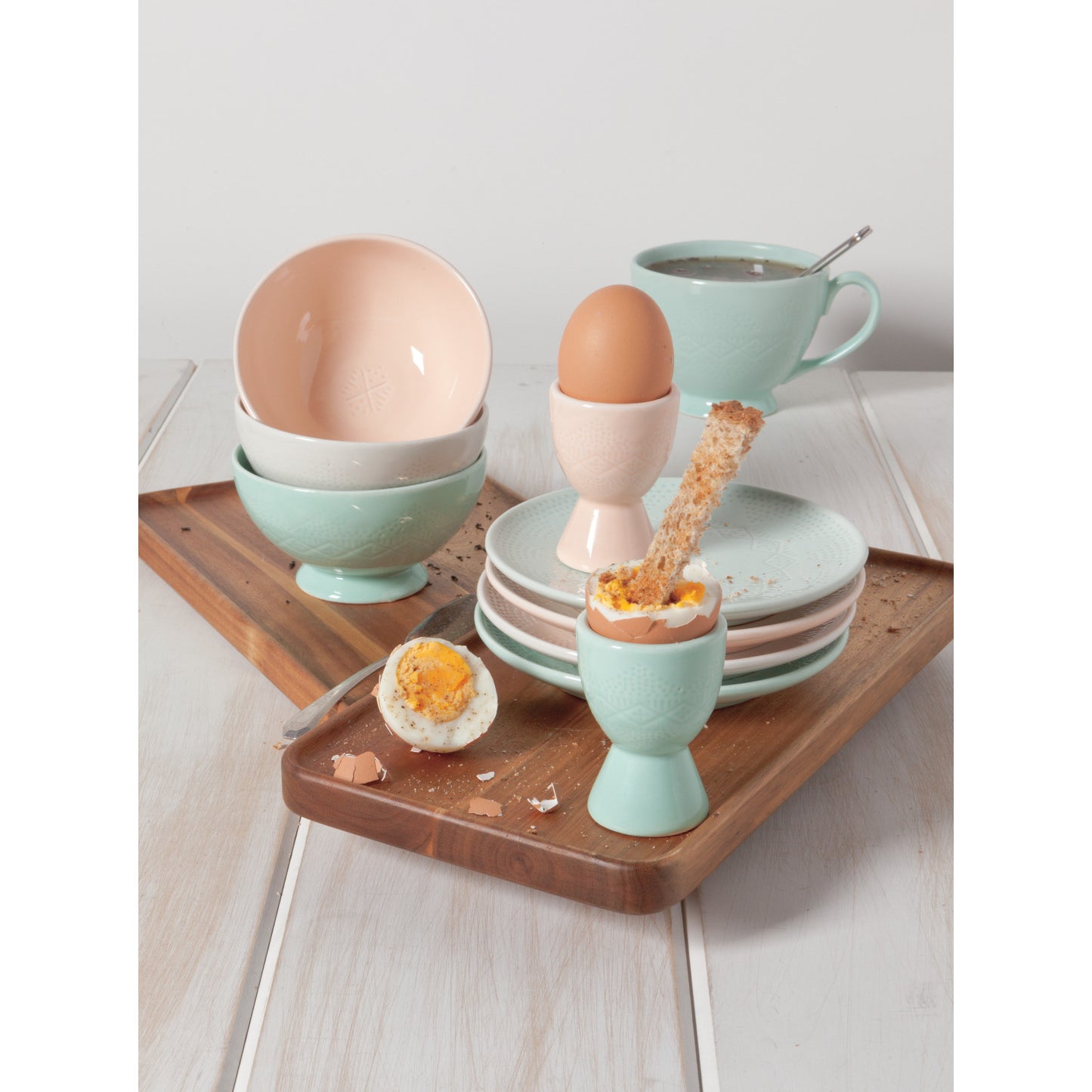 Egg Cups Adorn Assorted Set of 4