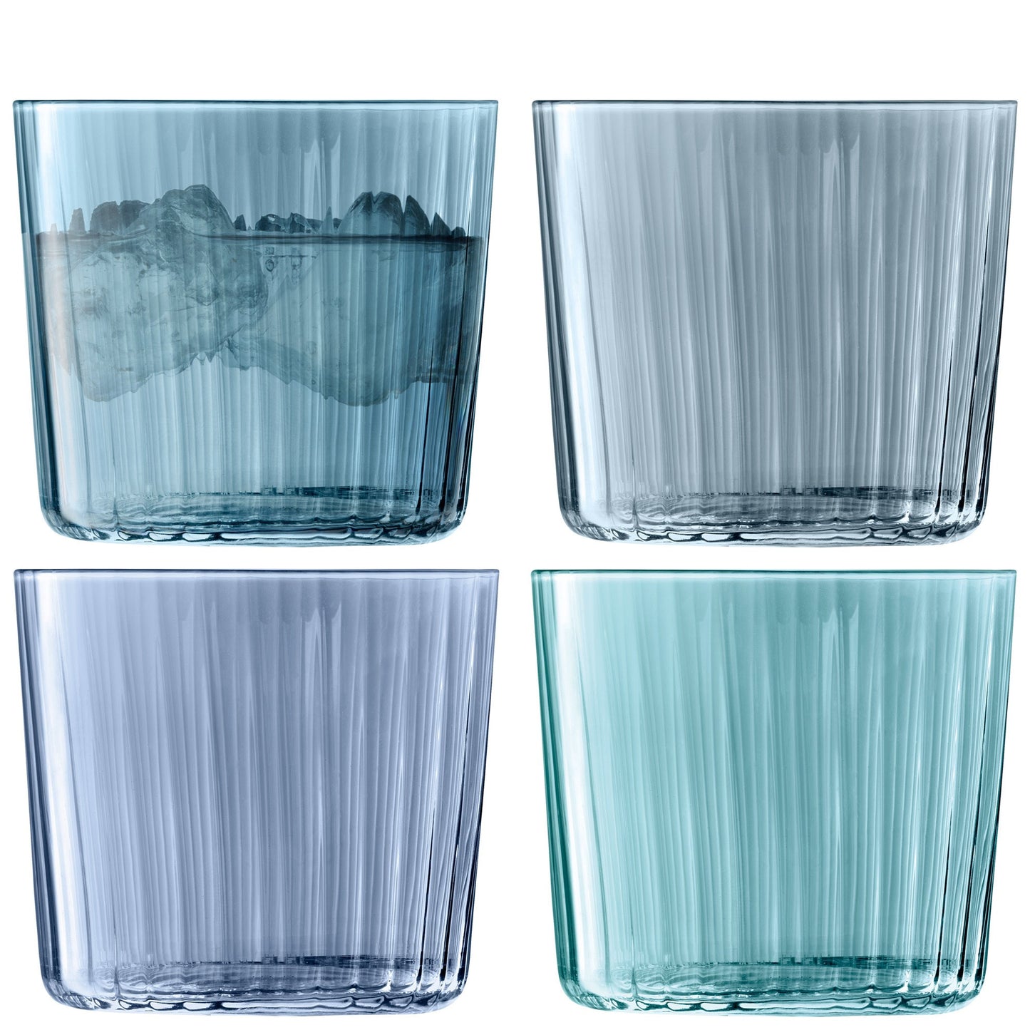 Gems Tumbler 310ml Assorted Sapphire S/4 (40% off at checkout)