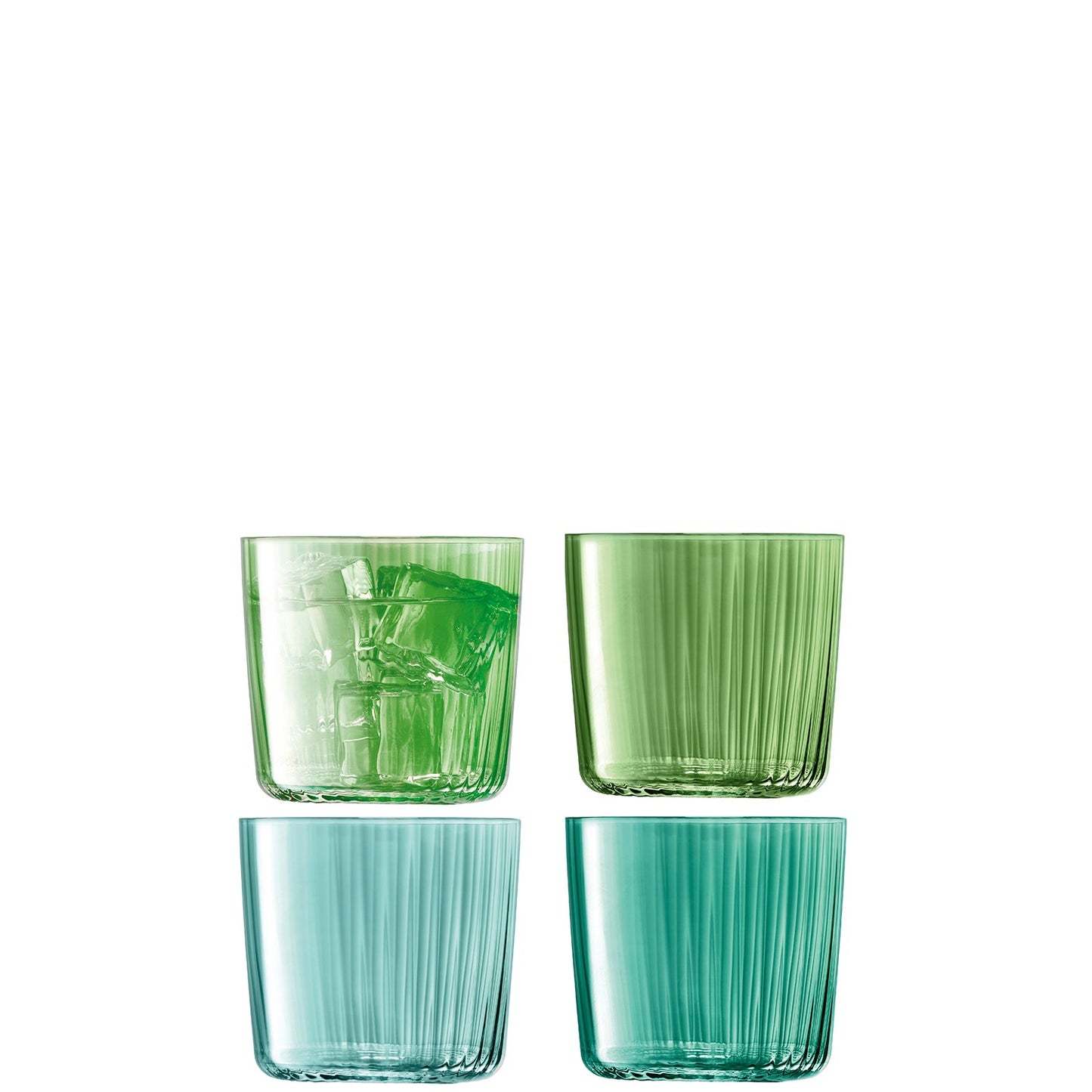 Gems Tumbler 310ml Assorted Jade S/4 (40% off at checkout)