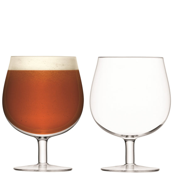 Bar Craft Beer Glass 550ml Clear X2