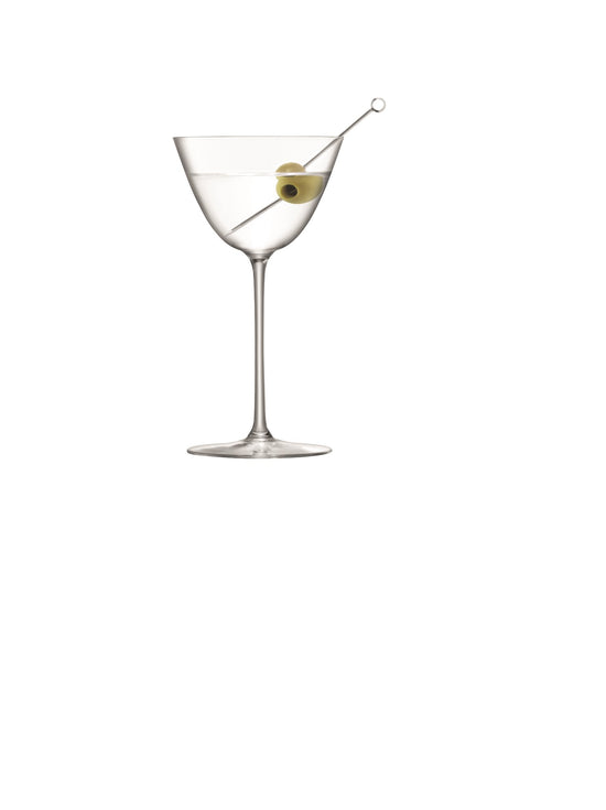 Borough Martini Glass 195ml Clear (set of 4)
