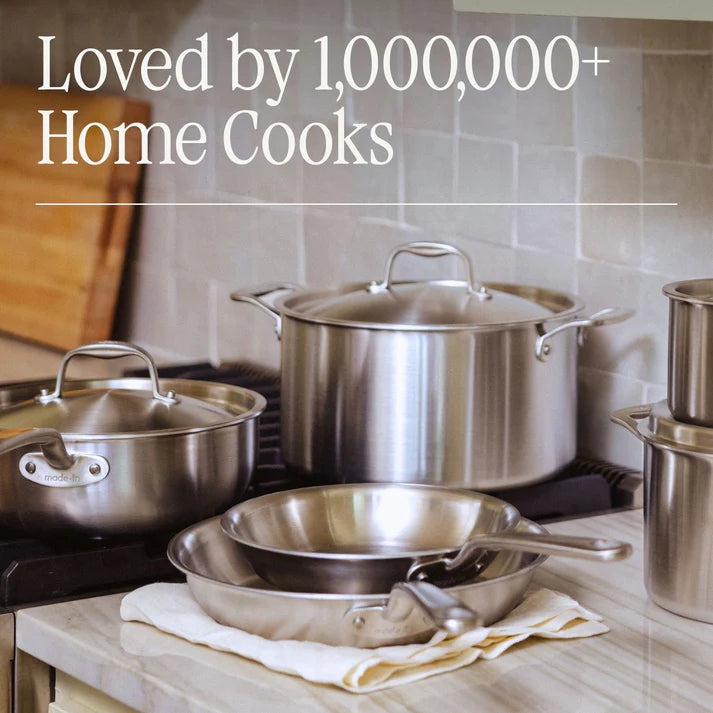 Made In 10" Stainless Steel Clad Frying Pan