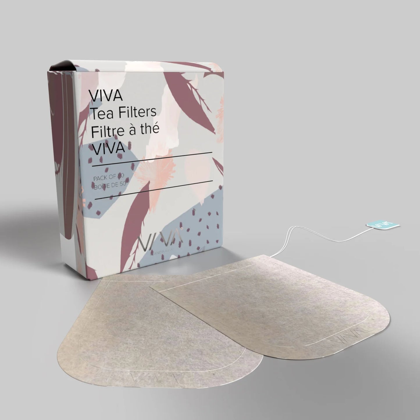 VIVA Biodegradable Tea Filter Bags (Box of 50)