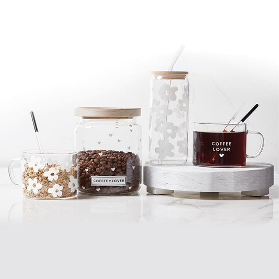 Glass Canister - Coffee Lover 50oz
