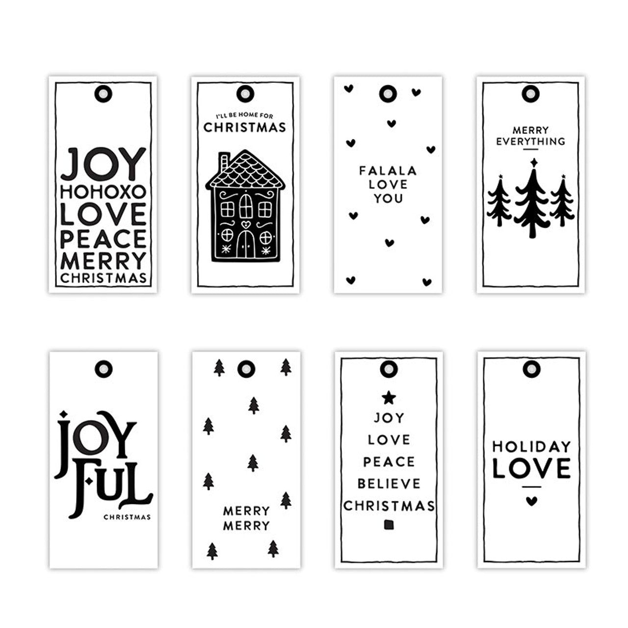 Gift Tag Book - Christmas Woodlands