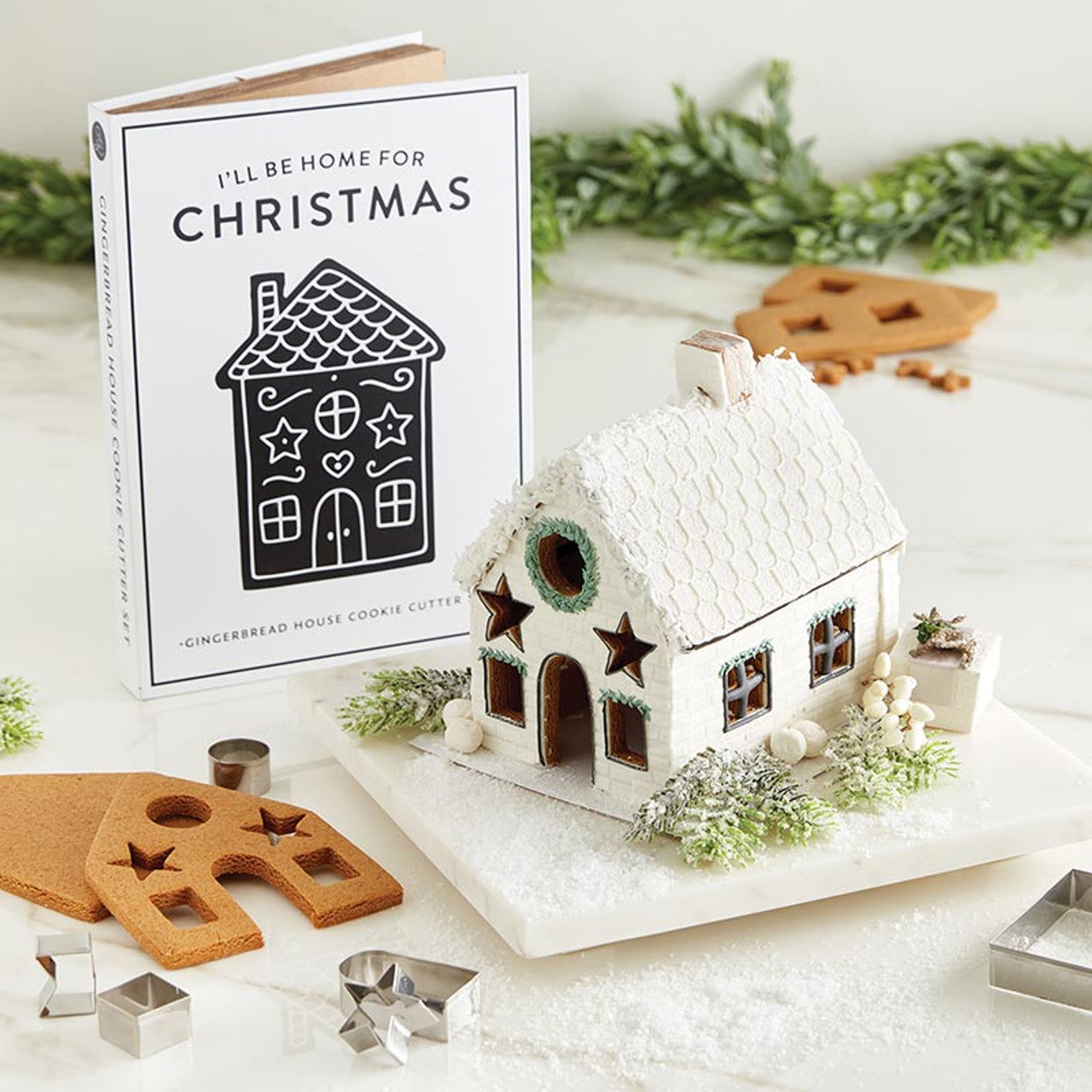 Gingerbread House Cookie Cutter Book Box - S/10