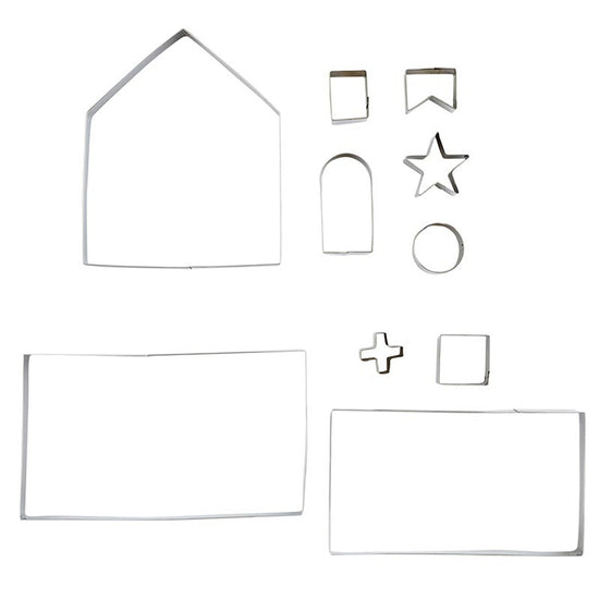 Gingerbread House Cookie Cutter Book Box - S/10