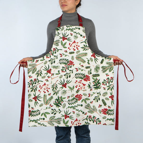 Apron - Chef -  Winterberry Christmas