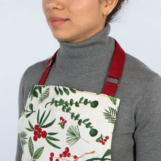 Apron - Chef -  Winterberry Christmas