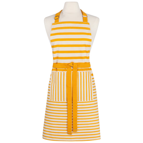 Chef Apron Awning Stripe Ochre