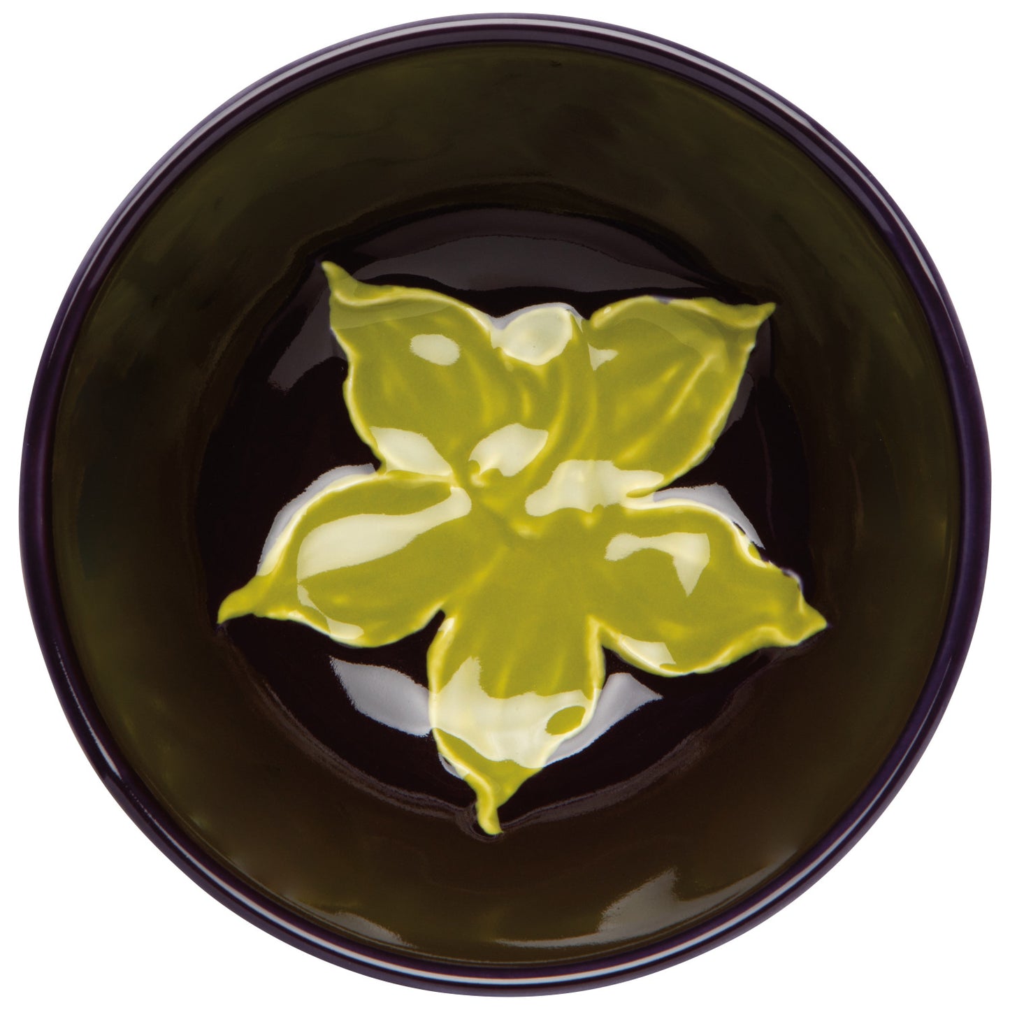 Eggplant Shaped Bowl 4.75"