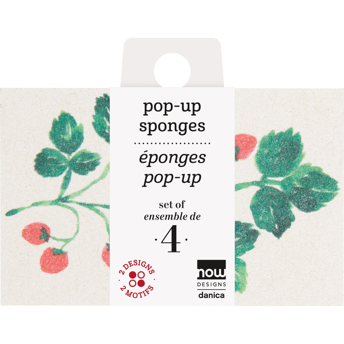 Pop Up Sponges Set/4 - Berry Bramble