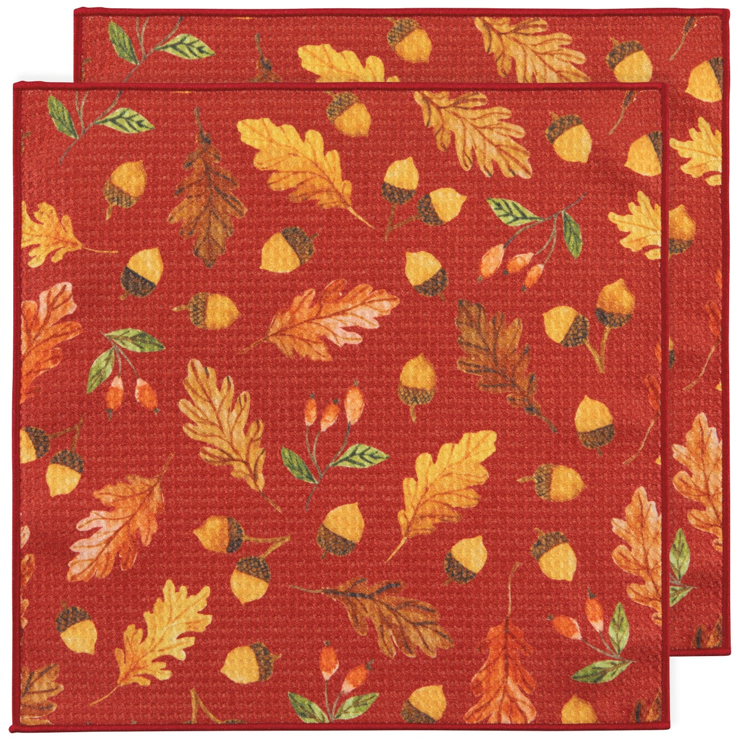 Recycled Microfibre Dishcloth Set/2 - Oak and Acorn