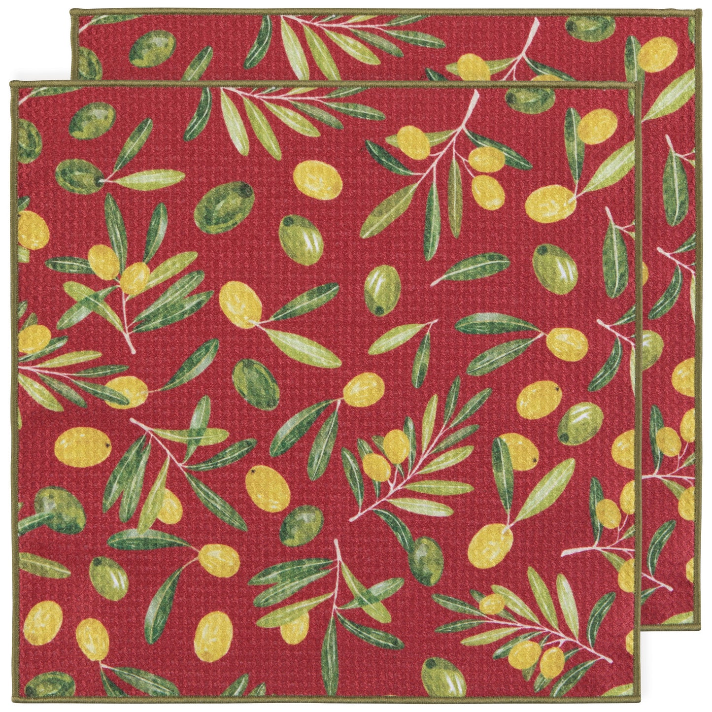 Recycled Microfibre Dishcloth Set/2 - Olive Oil