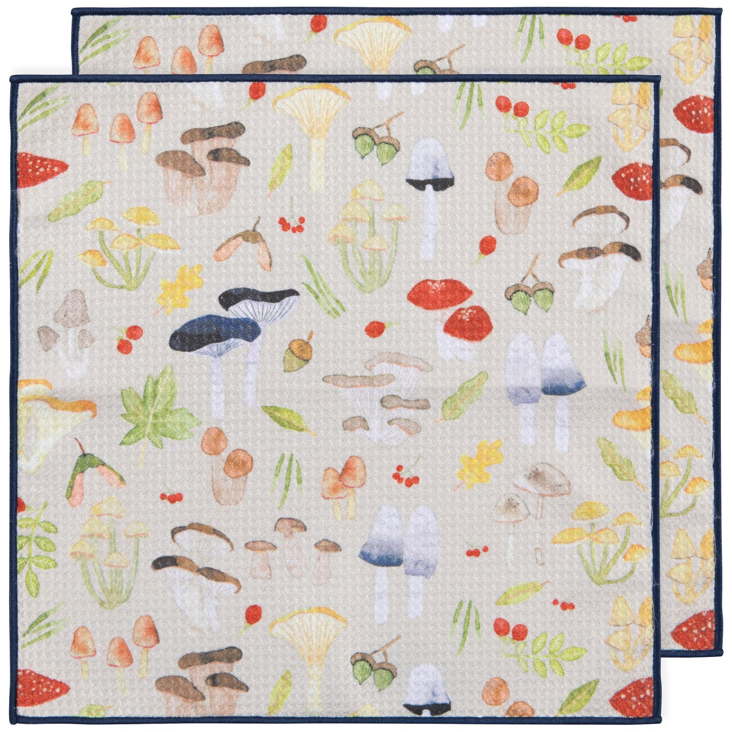 Recycled Microfibre Dishcloth Set/2 - Field Mushroom