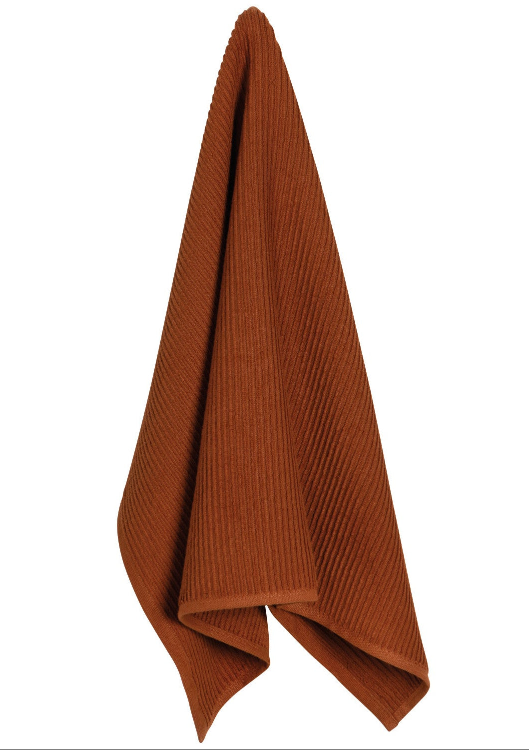 Kitchen Towel Ripple - Chestnut Brown