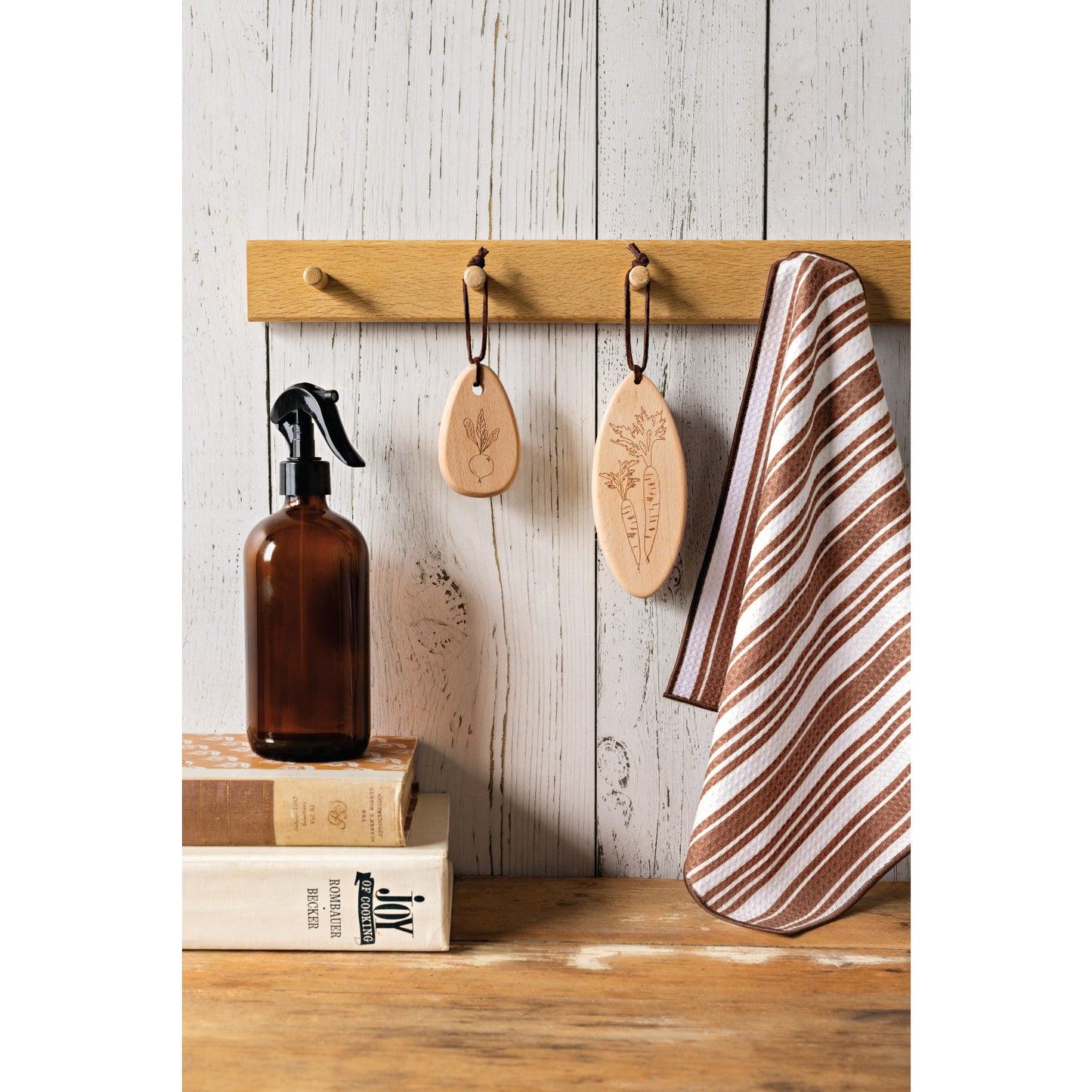 Recycled Microfibre Dishcloth Set/2 - Chestnut
