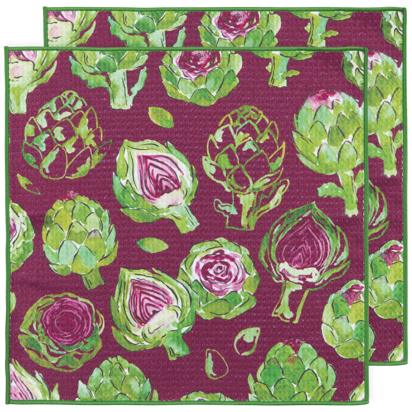 Recycled Microfibre Dishcloth Set/2 - Artichoke