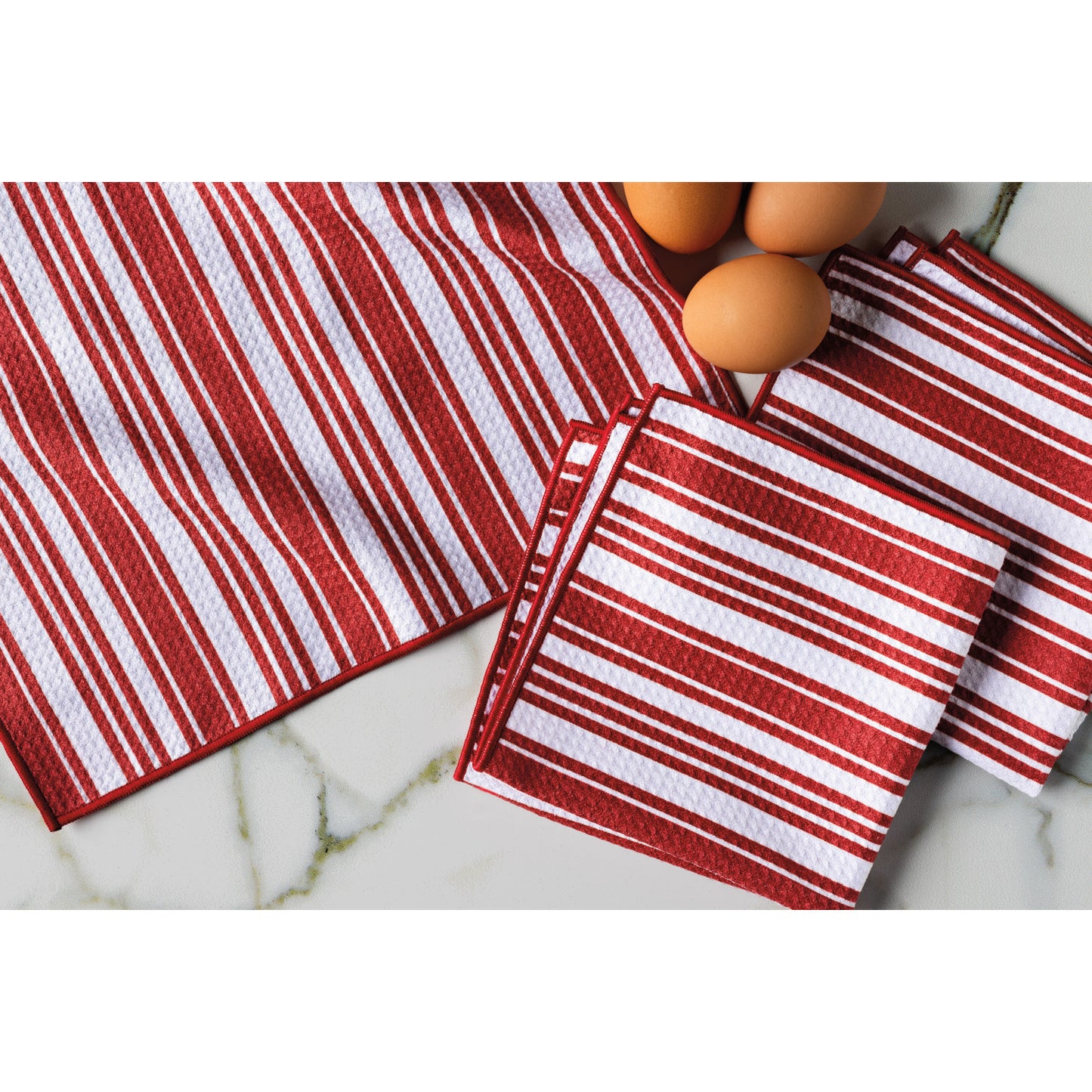 Recycled Microfibre Dishcloth Set/2 - Red