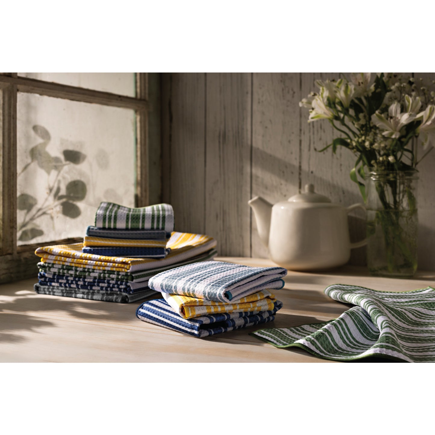 Recycled Microfibre Dishcloth Set/2 - Lemon