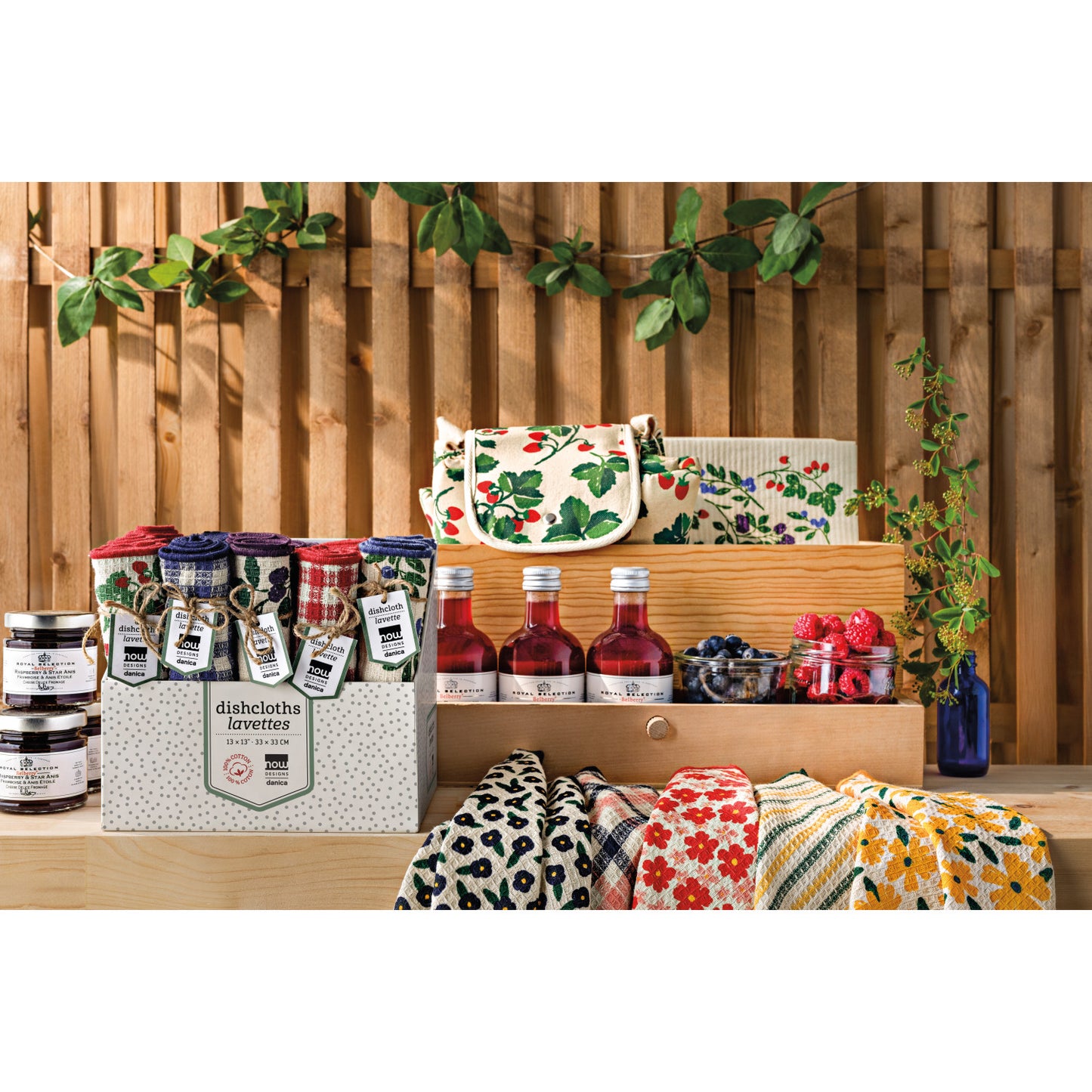 Berry Bramble Dishcloth - Assorted