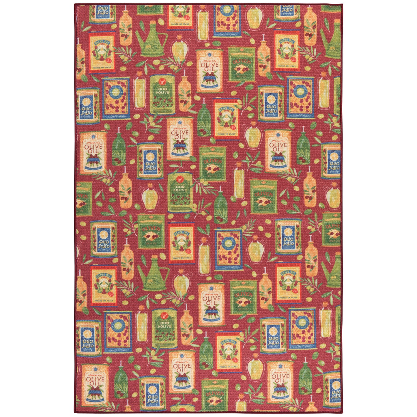 Recycled Microfibre Tea Towel -  Olive Oil