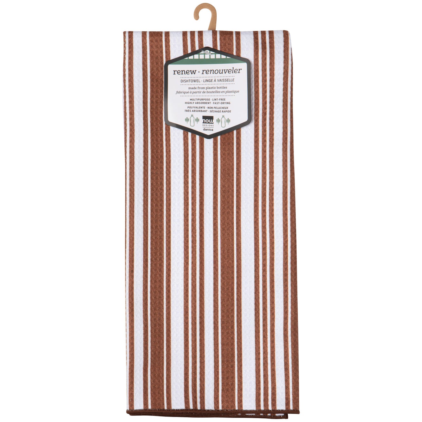 Recycled Microfibre Tea Towel -  Chestnut