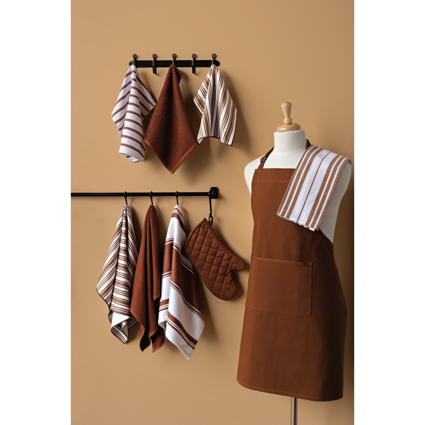 Recycled Microfibre Tea Towel -  Chestnut