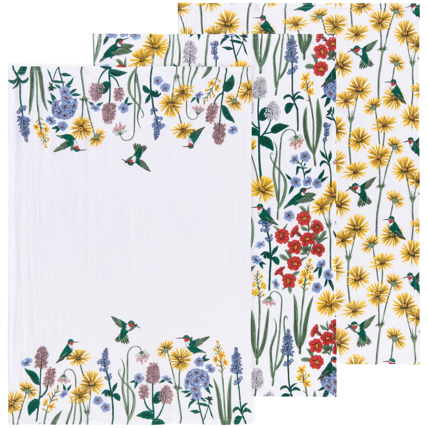 Floursack Dishtowel Set/3 - Hummingbird