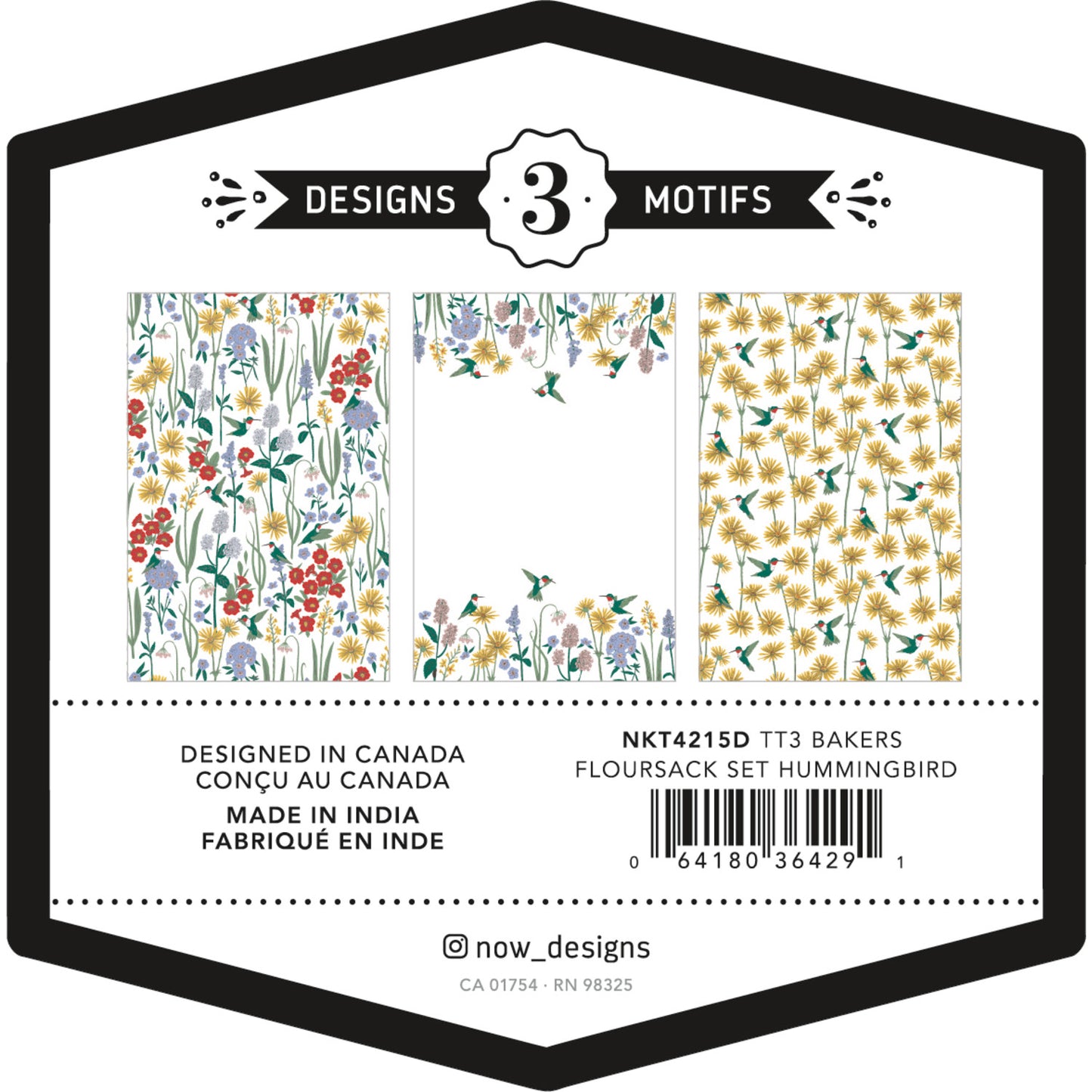 Floursack Dishtowel Set/3 - Hummingbird