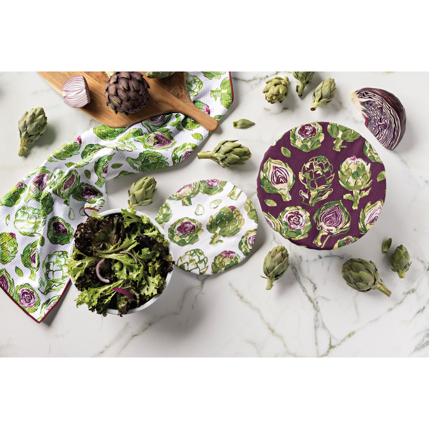 Recycled Microfibre Tea Towel -  Artichoke