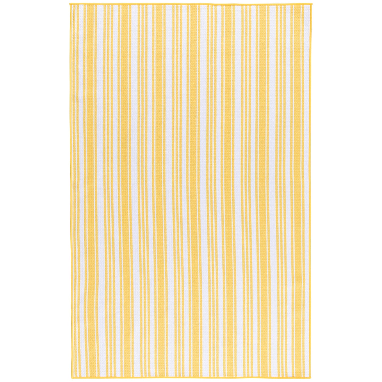 Recycled Microfibre Tea Towel -  Lemon Yellow