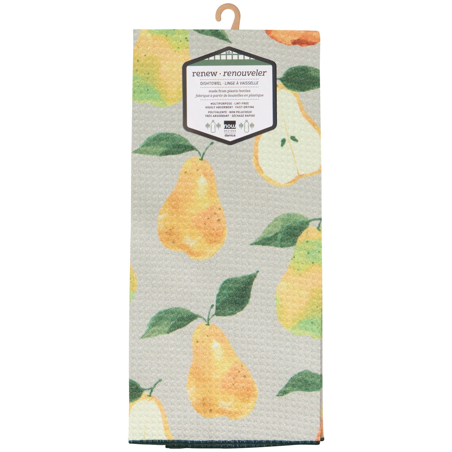Recycled Microfibre Tea Towel -  Heritage Pear