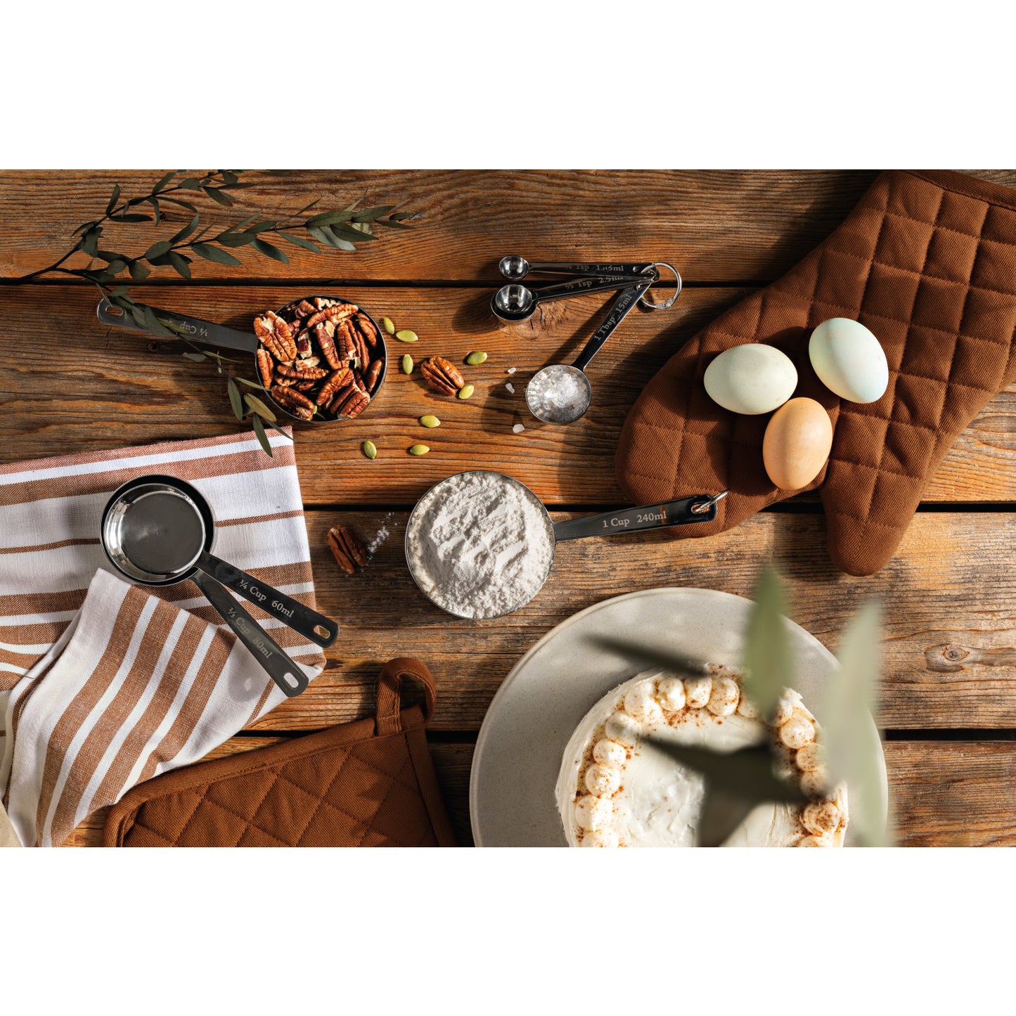 Stainless Steel Measuring Cups S/4
