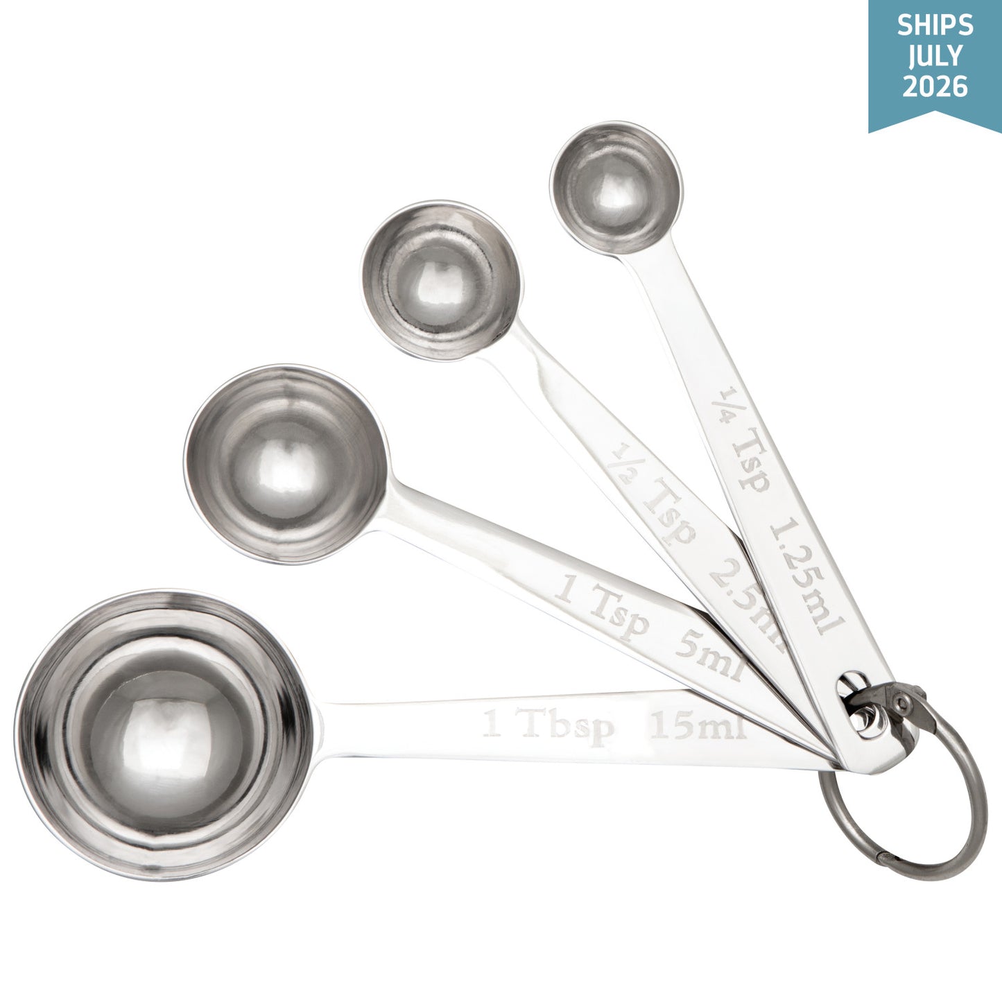 Stainless Steel Measuring Spoons S/4