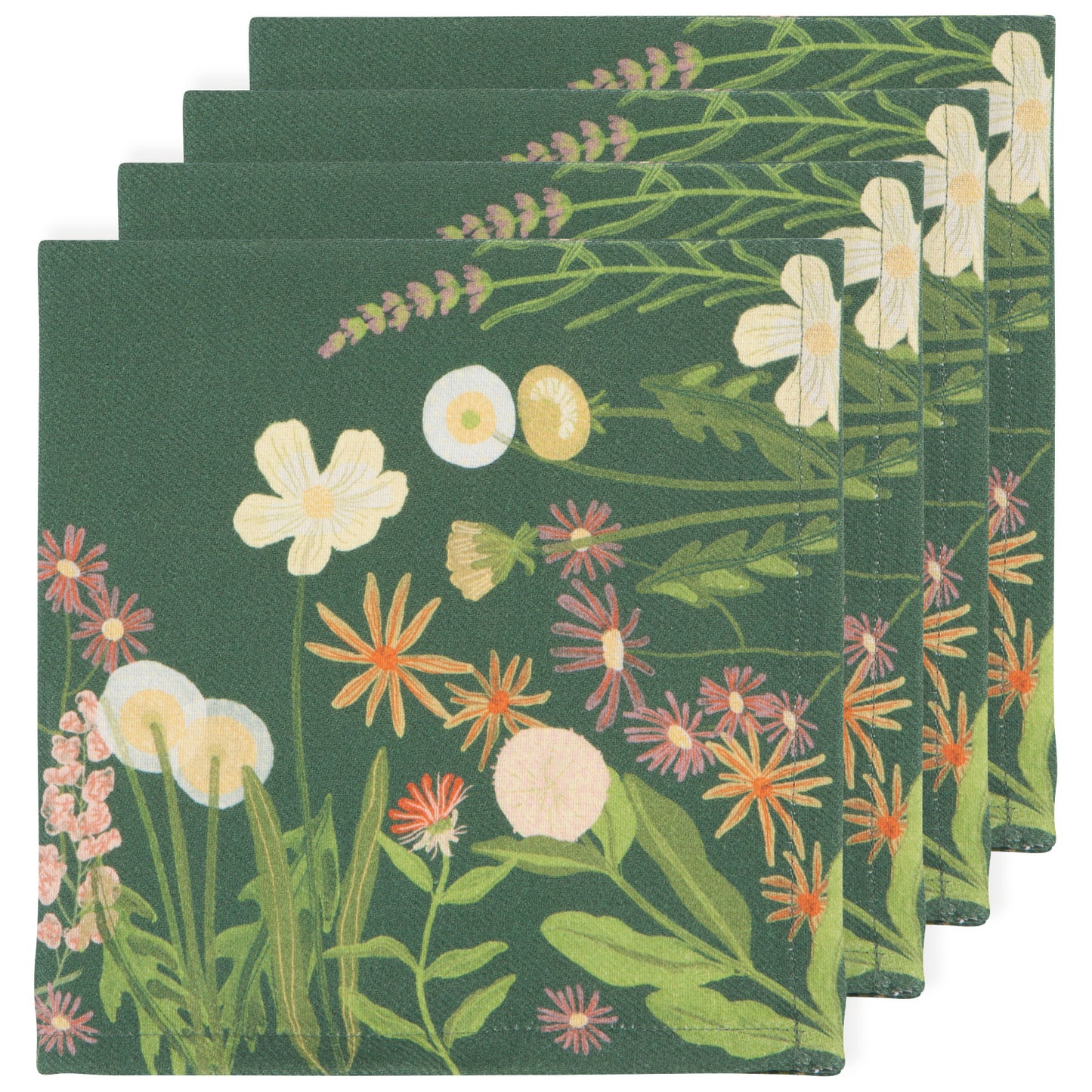 Cotton Napkins S/4 - Bees & Blooms (40% off at checkout)