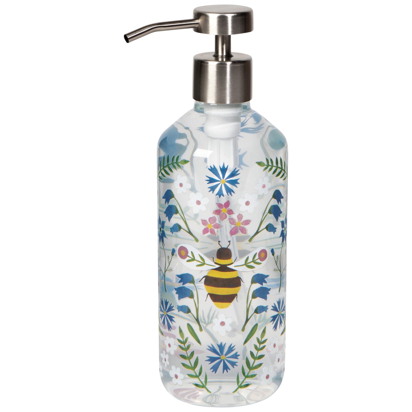 Glass Soap Pump - Garden Bee