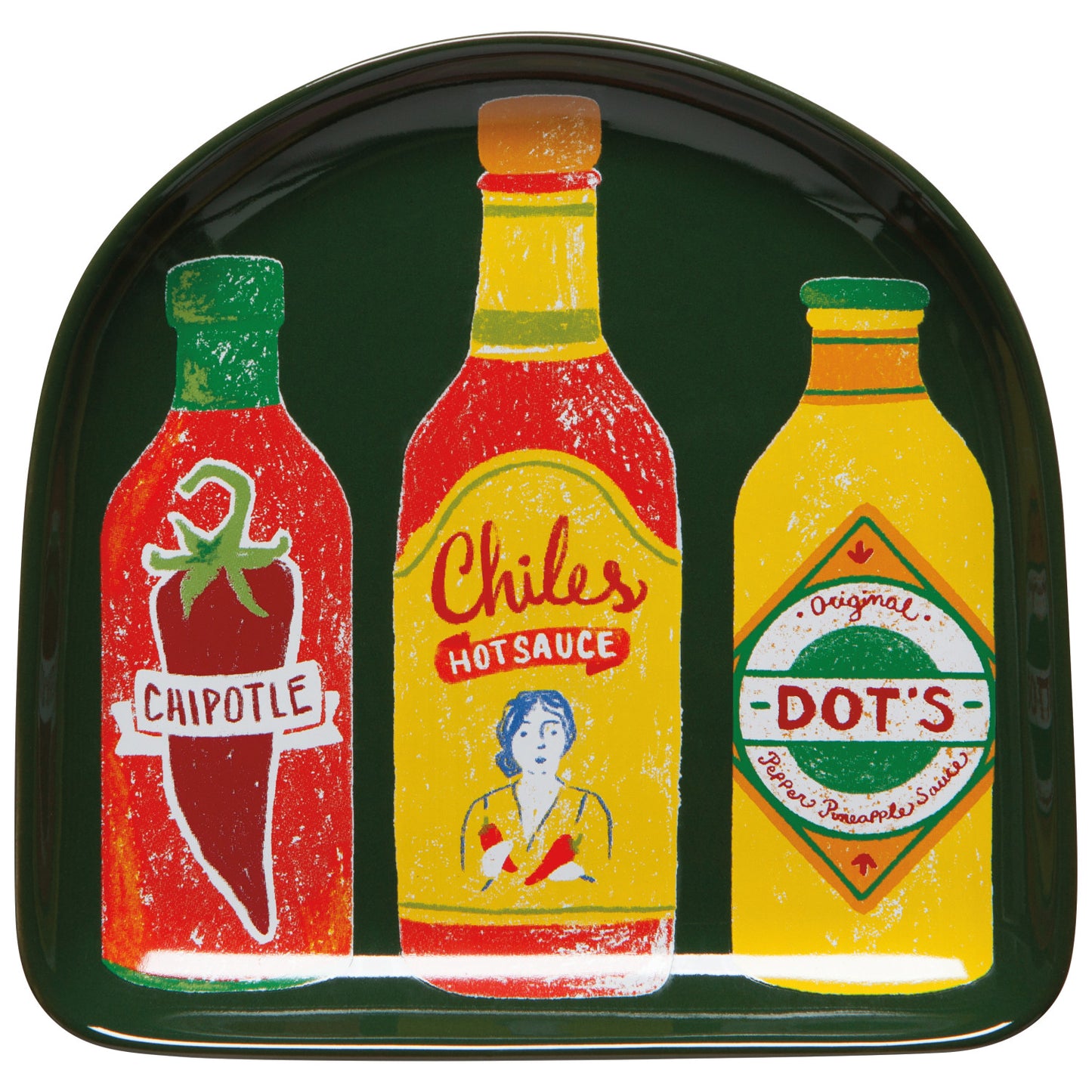 Shaped Dish - Hot Sauce