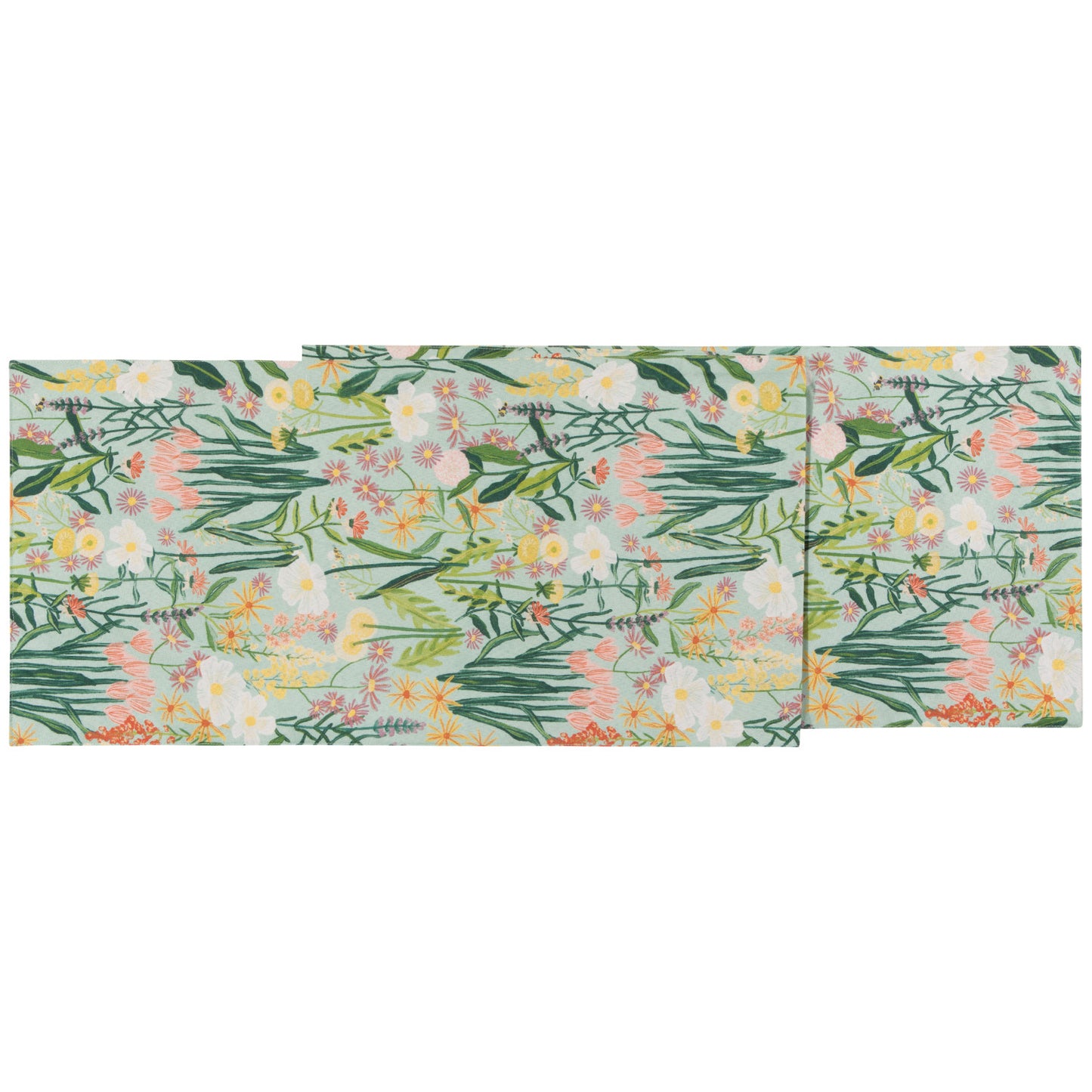 Bees & Blooms Clean Coast Printed Runner - 72x13"