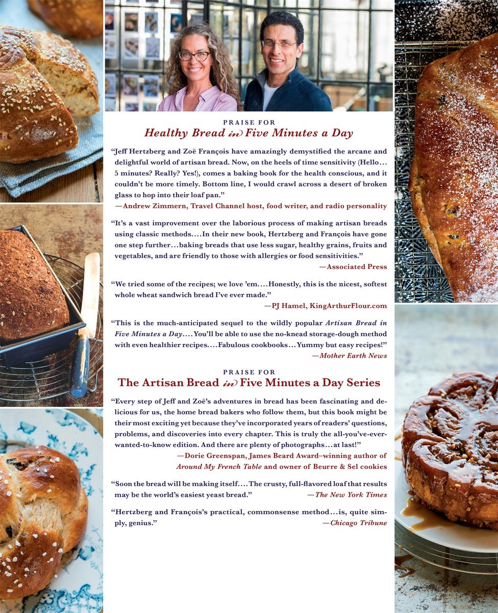 The New Healthy Bread in Five Minutes a Day - Jeff Hertzberg, M.D.