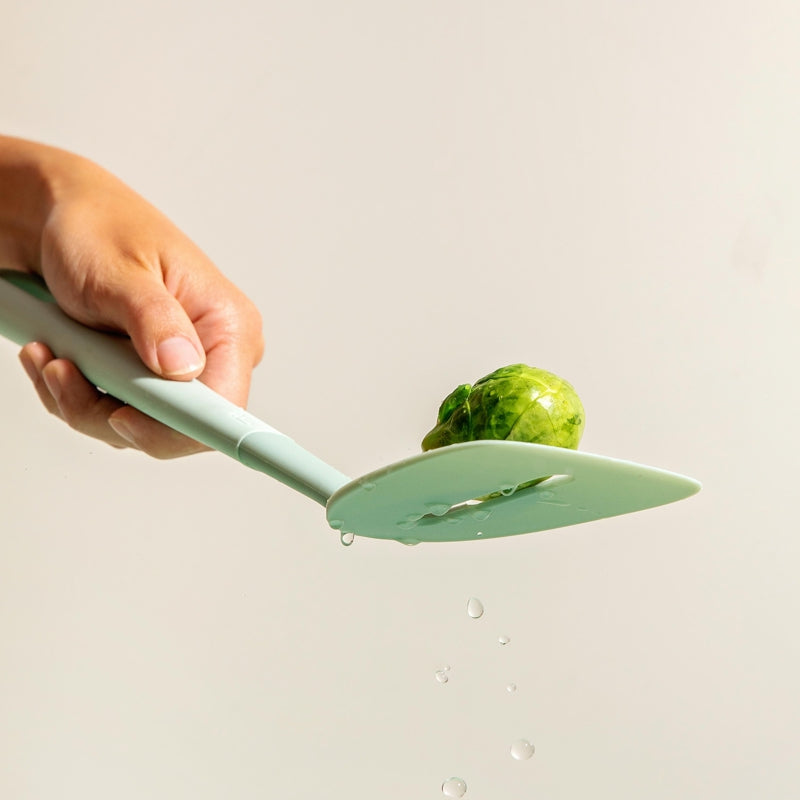 Nylon Slotted Turner - Avocado