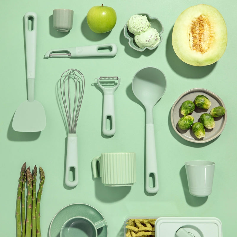 Nylon Slotted Turner - Avocado