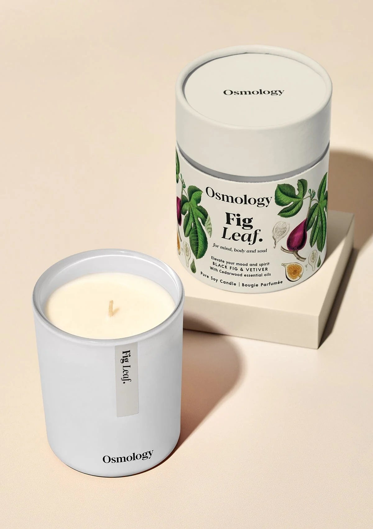 Fig Leaf 7 oz Candle - Black Fig Vetiver and Cedarwood (40% off at checkout)