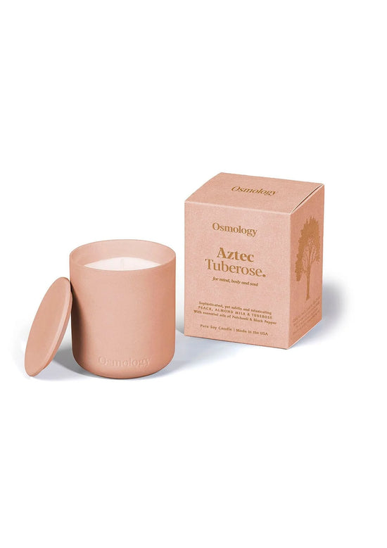 Aztec Tuberose 9.8 oz Candle - Peach Almond Milk and Tuberose (40% off at checkout)